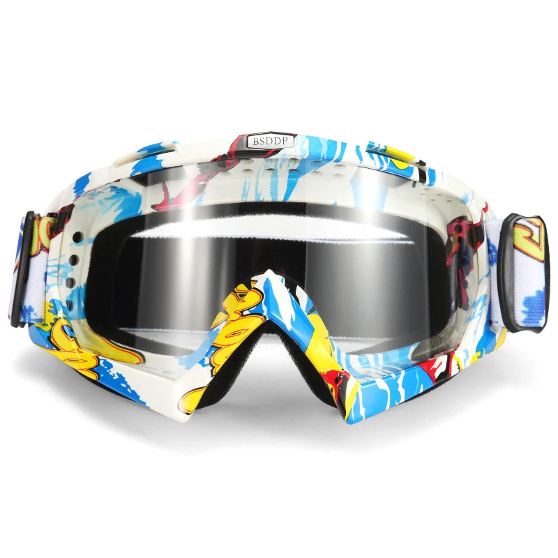 Новинка, лыжные очки, анти-туман, большая Лыжная маска, очки для катания на лыжах, для мужчин и женщин, очки для сноуборда, анти-песочные, ветрозащитные, дышащие - Цвет: K