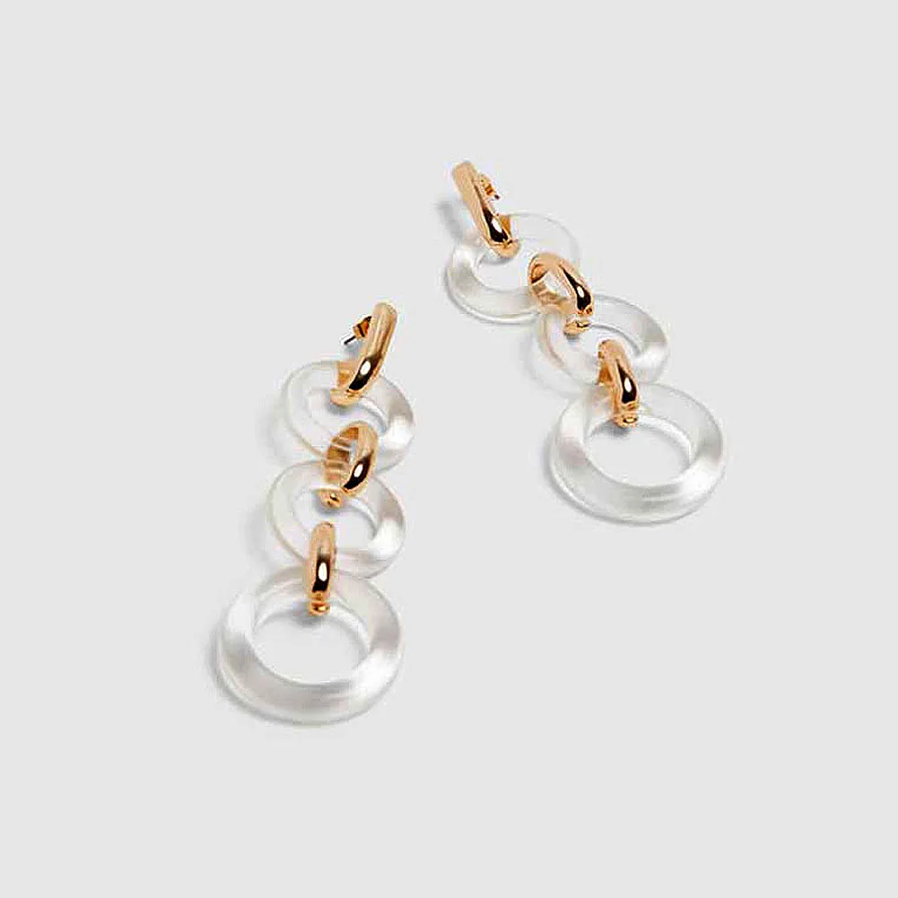 Flatfoosie, Роскошные Разноцветные серьги-капли с кристаллами для женщин, геометрические круглые серьги с имитацией жемчуга, модные ювелирные изделия