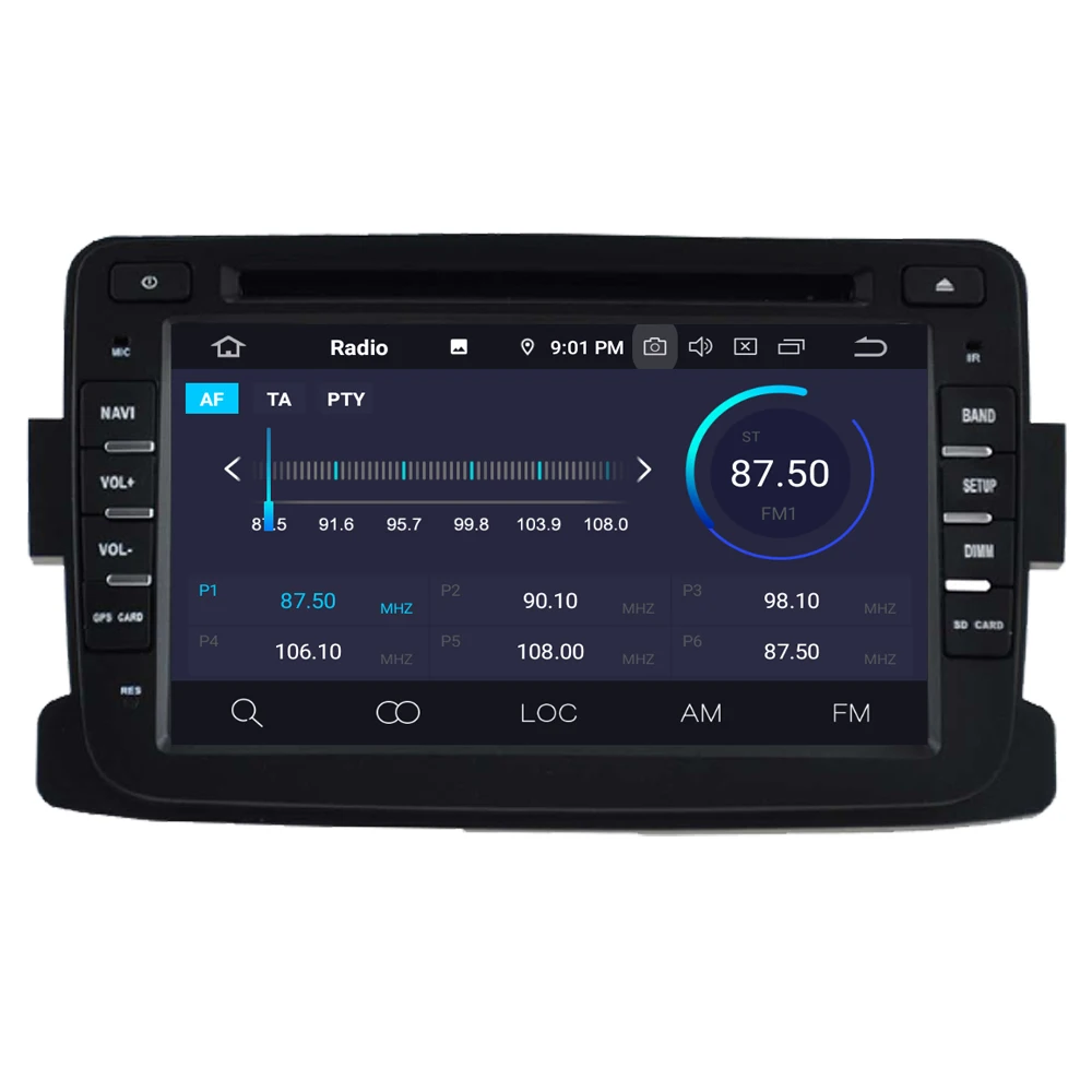 Sale RoverOne For Renault Duster Logan Dacia Dokker Android 9.0 4G+64G Autoradio Bluetooth GPS DVD Stereo Media Multimedia System 4