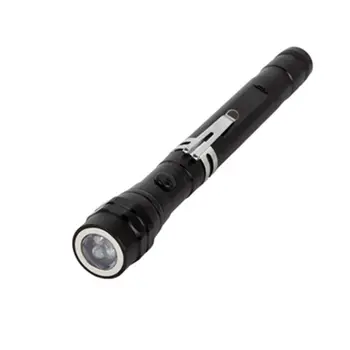 

Magnet Magnetic Pickup Tool Telescoping Flexible Extensible LED Flashlight Men E5BB