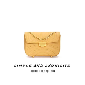 

Niche Design Handbags Orange Embroidery Small Fragrant Shoulder Messenger Chain Small Package Metal Buckle Bags & Shoes