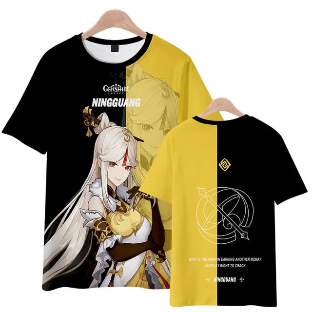 shirts Anime Genshin Impact 3d Print 
