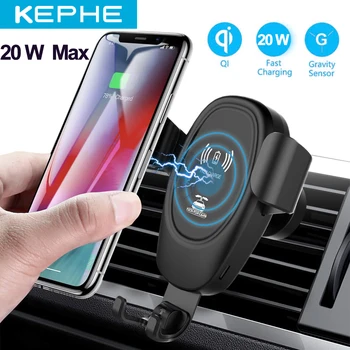 

Automatic Car Charger 20W Car Wireless Charger For Xiaomi 9 IphoneX Quick Charge Fast Charger For Samsung S10 Iphone8 Huawei P20