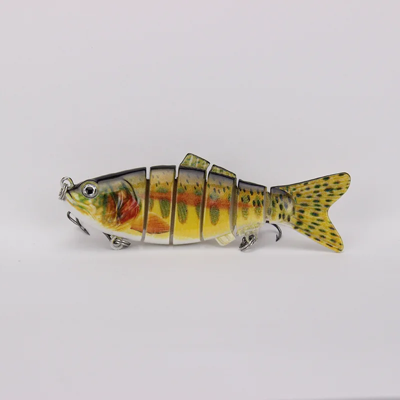 Swimbait Приманка Multi Соединённые рыболовные приманки 6 сегментов, похожая на настоящую искусственная жесткая приманка крючок для рыбной ловли воблеры 2 крючок Cebo