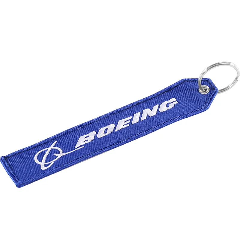 Remove Before Flight Boeing брелок вышивка нестандартные размеры Этикетки Авиации брелки для ключей для подарка OEM брелок для ключей Модные украшения