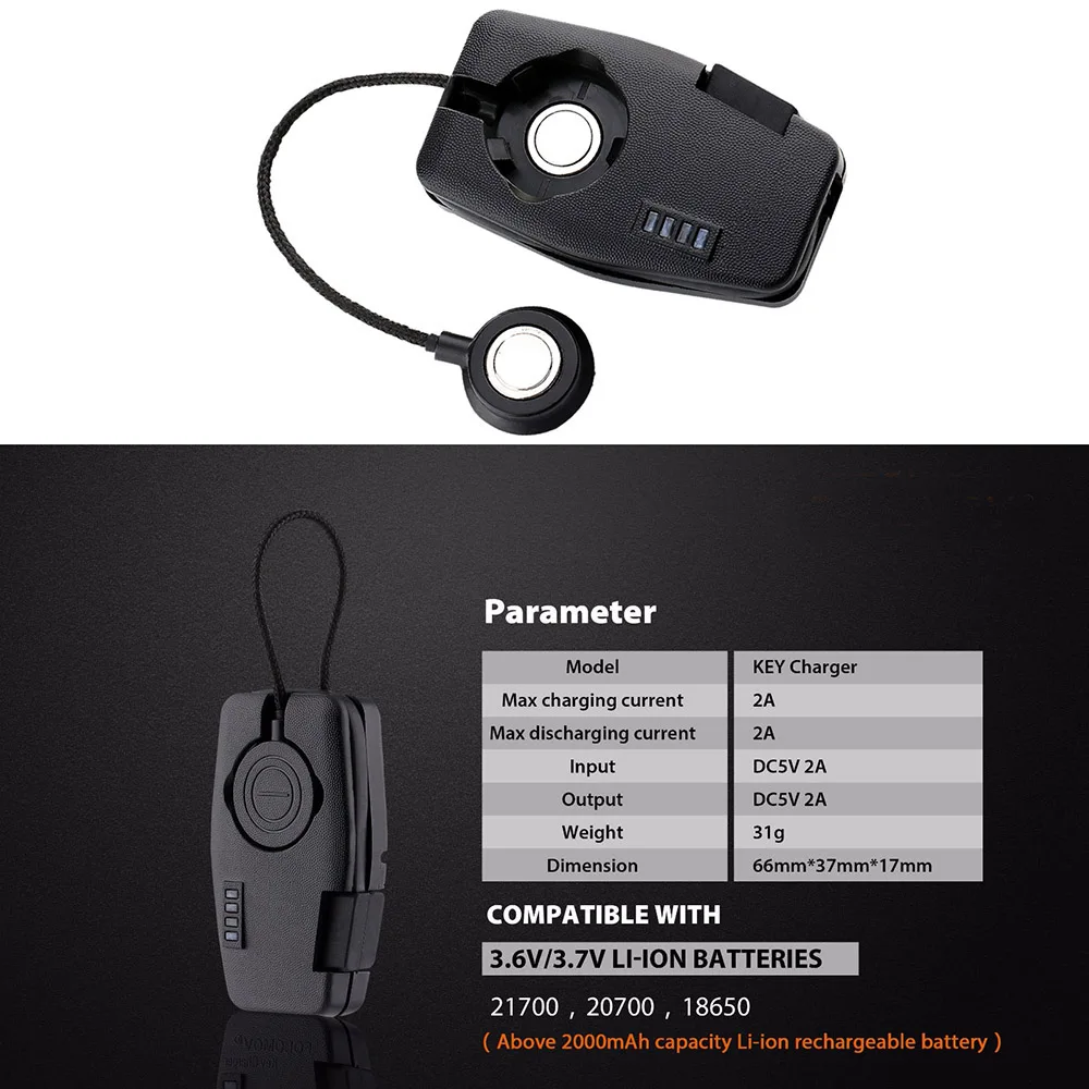 Портативное зарядное устройство USB с индикатором для литий ионных аккумуляторов