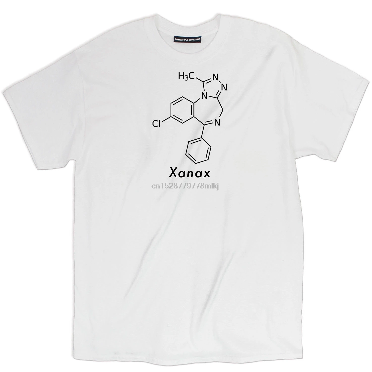 Fashion Hot Mens T-Shirt Summer O Neck Cotton Chemical Compound Formula Laboratory Loose Fit Teecustom Printed Shirts |