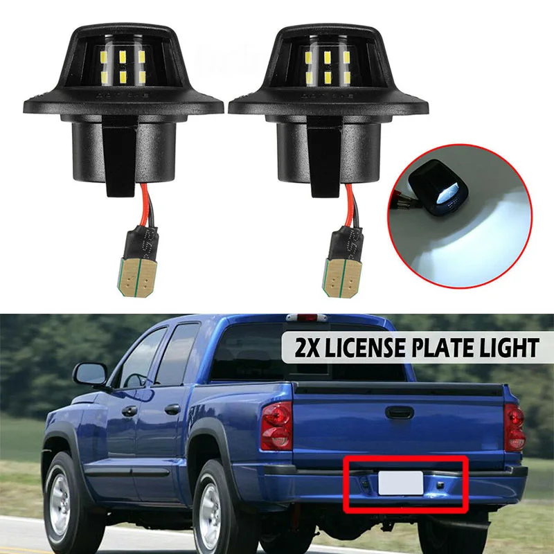 Replacement License Plate Light Accessories 6000K For Mitsubishi Raider Dodge Dakota | Автомобили и мотоциклы