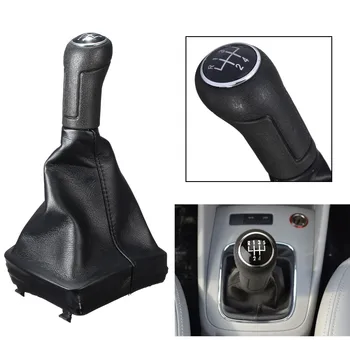 

5 Speed Gear Shift Knob Stick Gaiter For VOLKSWAGEN/VW POLO MK4 9N 9N2 2002-2009