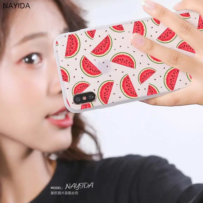 Мягкий Силиконовый ТПУ чехол для телефона Samsung Galaxy S30 S20 S7 Edge S8 S9 S10 Plus фрукты лимон