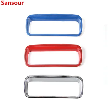 

Sansour Car Styling ABS Interior Air Conditioner Switch Decoration Frame Cover Trim Stickers For Jeep Wrangler TJ 1997-2006