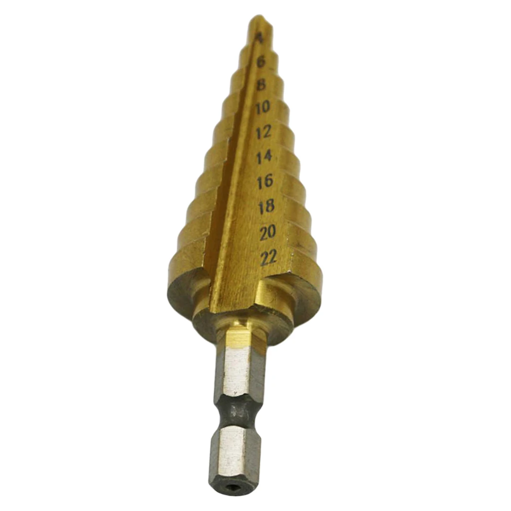 Duralble Step Cone Drill Bit Hole Saw Cutter Convenient Cone Cutter Tool Duralble Step Cone Drill Bit Hole Saw Cutter Convenient Cone Cutter Tool