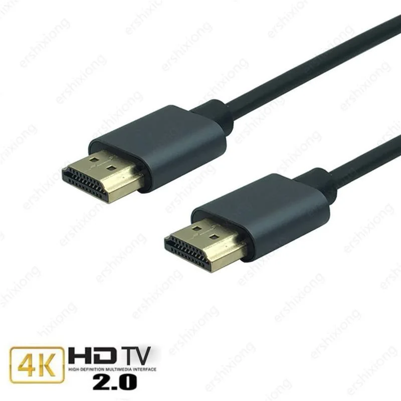Новинка HDMI-совместимый M/M HD TV A из алюминиевого сплава для типа 2k * 4k 2 0 Тонкий ТВ