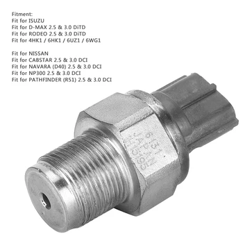 

Fuel Rail High Pressure Sensor 499000-6131 Fit for Nissan Cabstar/Navara/Pathfinder 2.5 3.0 DCI
