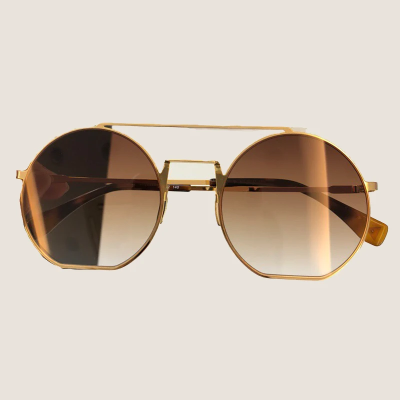 No3 Sunglasses Винтажные Круглые Солнцезащитные очки для женщин, фирменный дизайн, высокое качество, оправа из сплава, Oculos De Sol Feminino, винтажные Модные солнцезащитные очки - Цвет линз: No3 Sunglasses