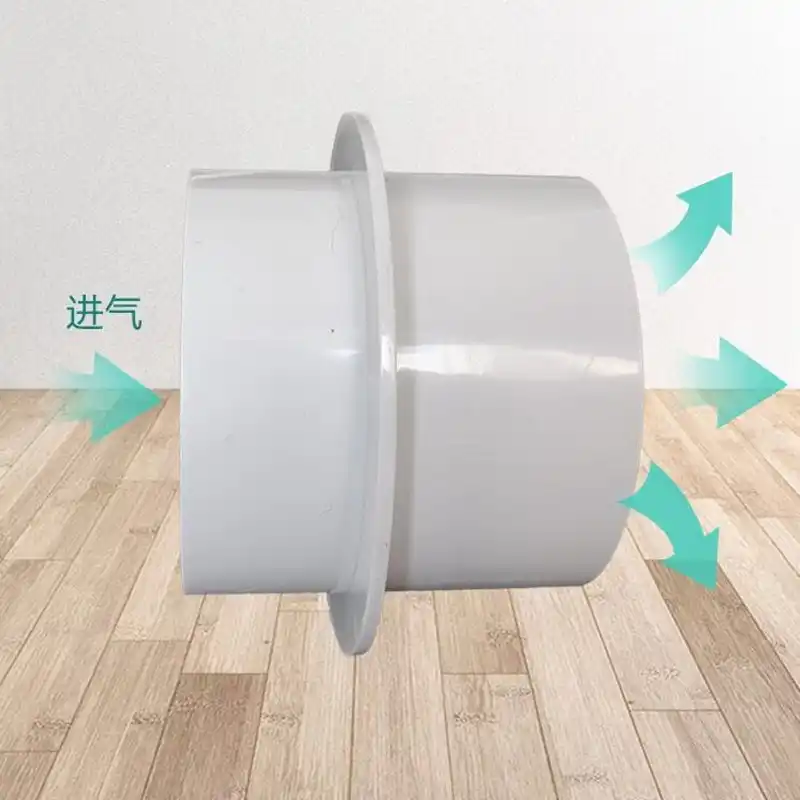 80 200mm PVC Round Pipe Draft Blocker Backdraft Damper One Way