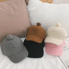 Зимняя модная бейсбольная Кепка из берберского флиса для маленьких мальчиков и девочек; теплая универсальная кепка; Детская кепка для Крикета