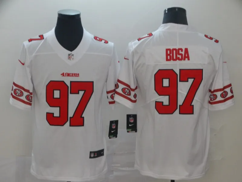 Мужская майка в стиле Сан-Франсиско# 49ers Nick Bosa - Цвет: 1