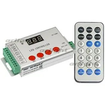 

022992 controller hx-802se-2 (6144 pix, 5-24V, SD card, remote control) 1 pc. Arlight