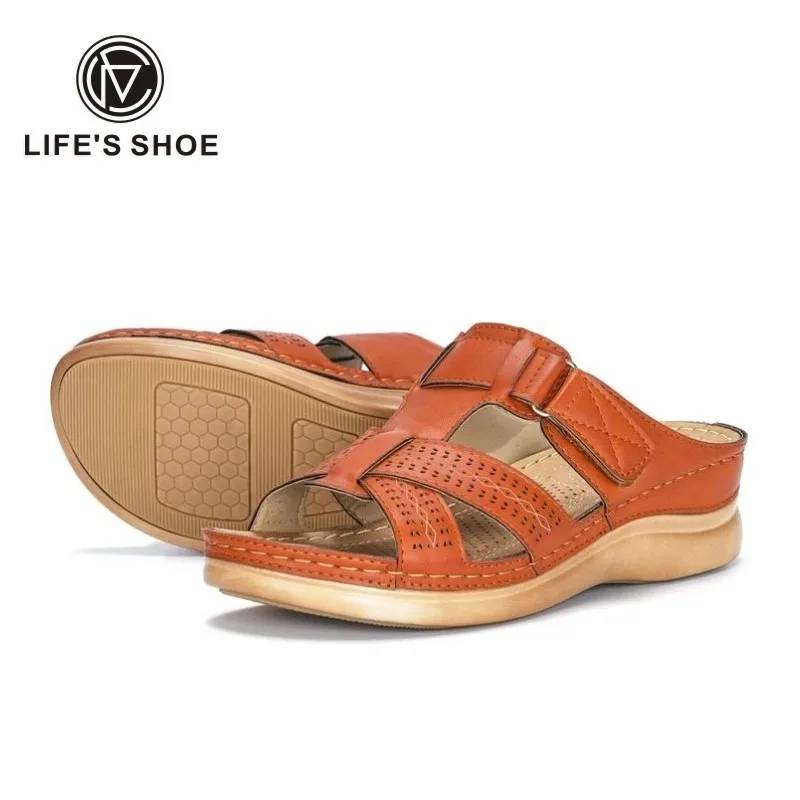 Новинка женские летние удобные сандалии с открытым носком очень мягкие премиум