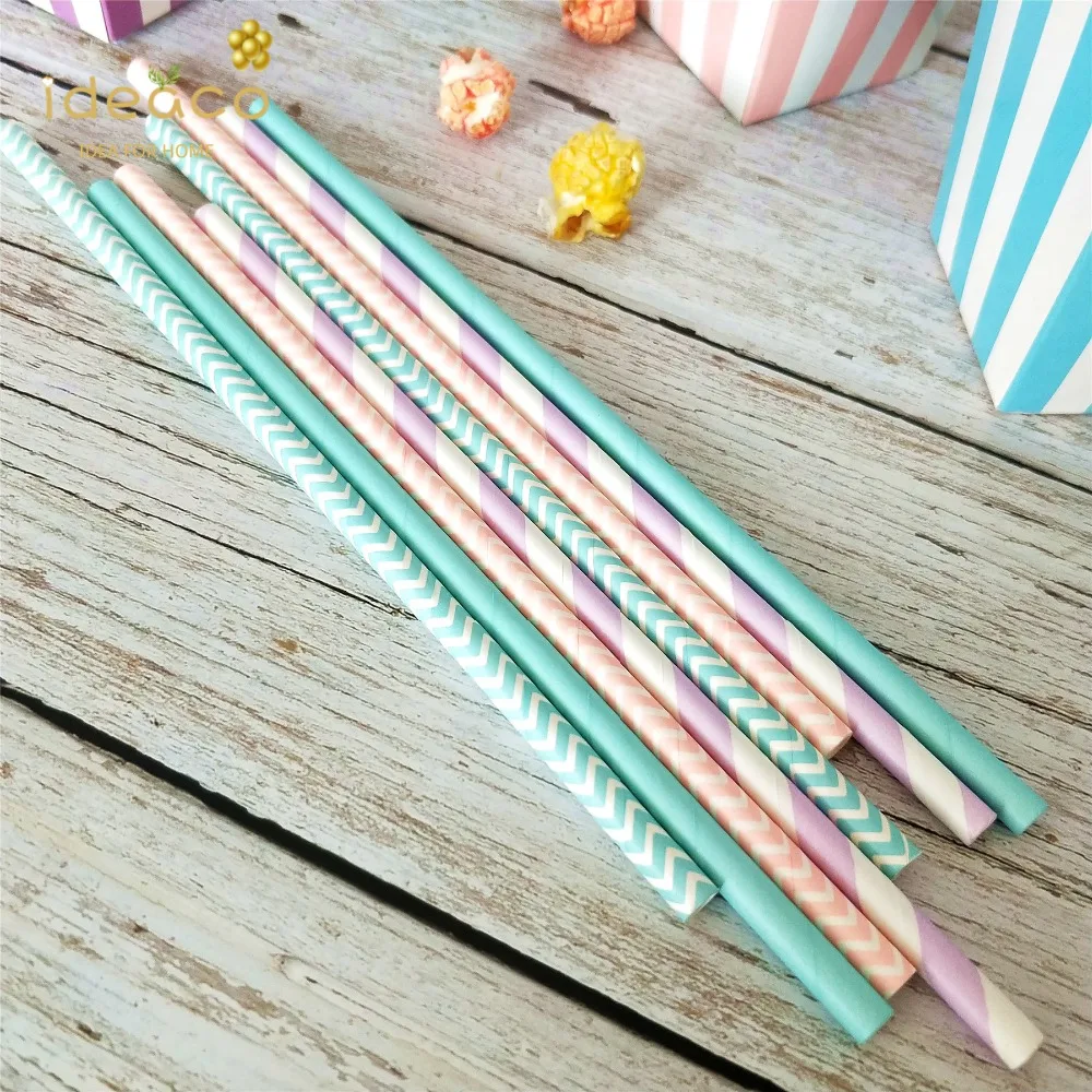 gift paper bag box pom confetti straws10