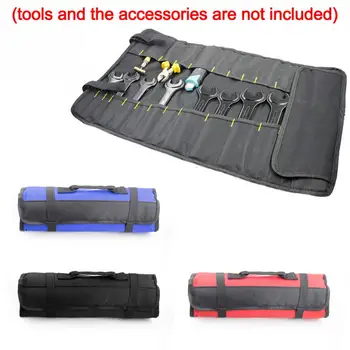 

22 Pockets Folding Wrench Bag Tool Roll Storage Pocket 58*36cm Multi-use Oxford Cloth Tools Pouch Portable Case Organizer Holder