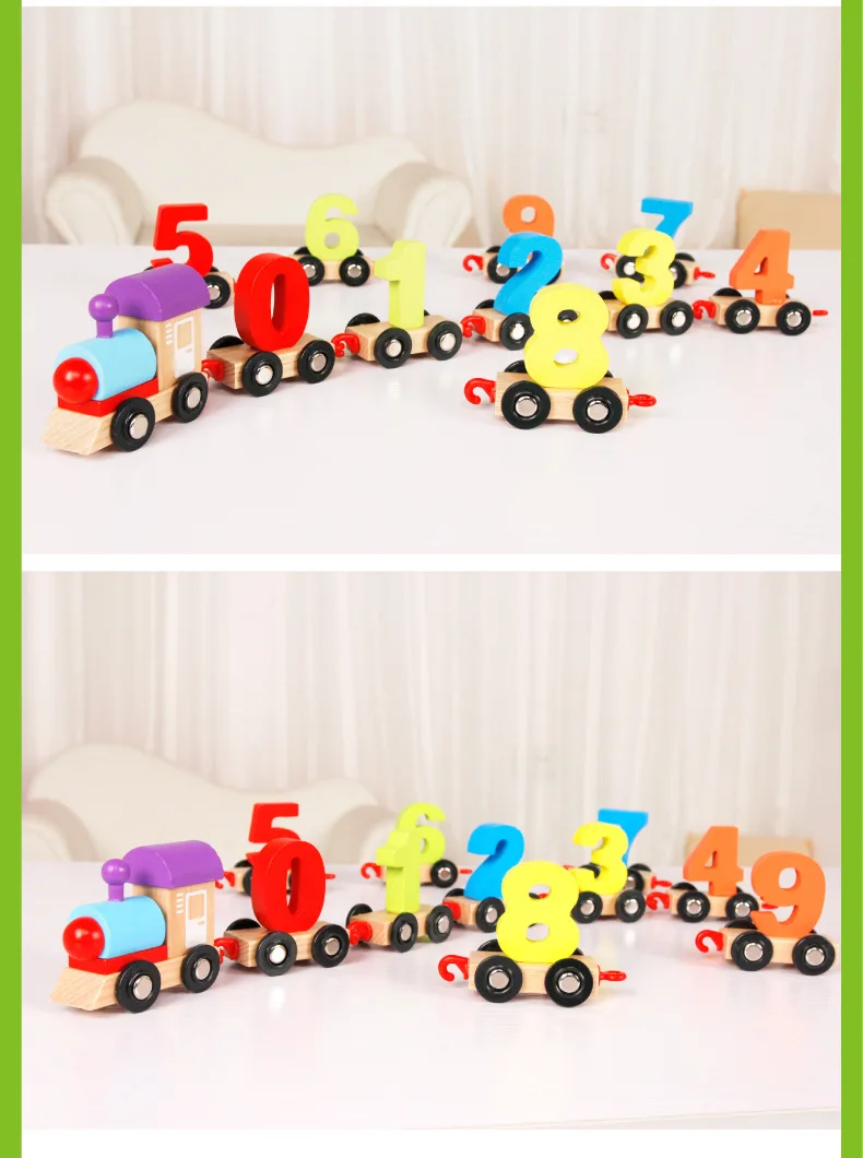 Trem de Madeira Anos de Idade Letras Inglês Pequeno Brinquedos Crianças 1-3 Quebra-cabeça Cognitivo Magnéticas Carro Educação Precoce Mwz 26 33 Computers & Electronics