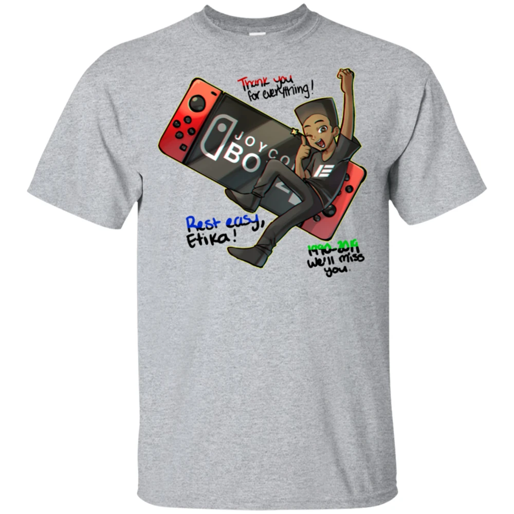 Etika'S Youtube футболка Joycon Boyz Gaming Star черный-темно-синий для мужчин Новинка унисекс