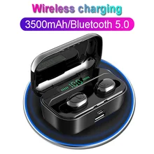 TWS G6S беспроводные наушники 8D стерео Bluetooth 5,0 наушники светодиодный дисплей гарнитура IPX7 водонепроницаемый earburd 3500 мАч чехол для iphone