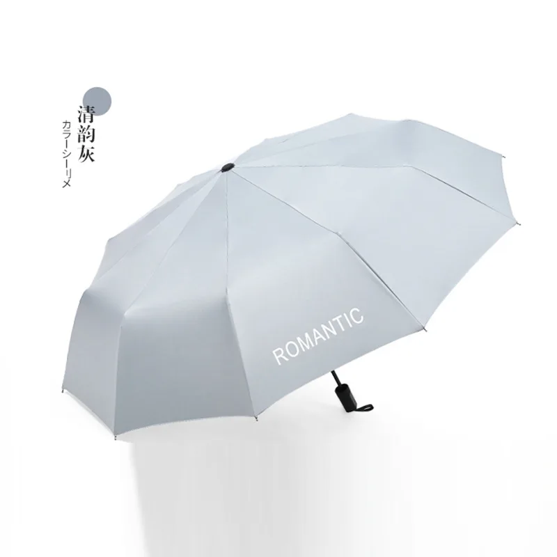 

Three Fold Hand Open 10 Bone Wind-Resistant Small Clear Sun-resistant Rain Or Shine Dual-Purpose for Student Umbrella Manufactur