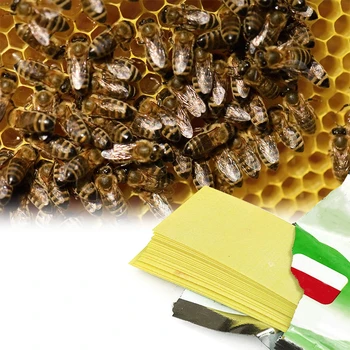 

20 Strips Flumethrin Strips Bee Mite Killer & Control Beekeeping Farm Medicines Supplies