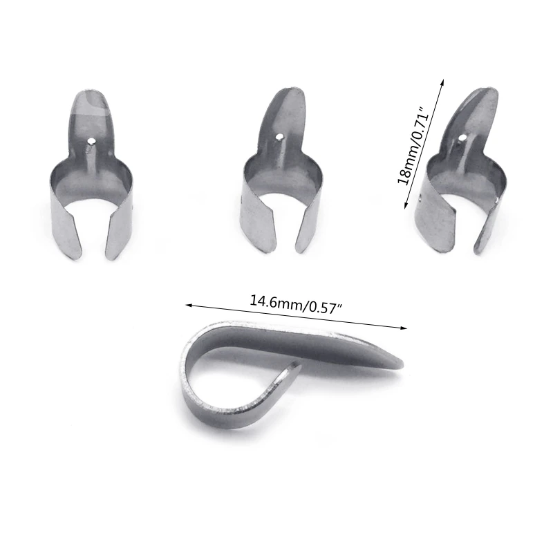 4 Pieces Stainless Steel Guitar Finger Picks Silver Color Adjustable Metal Finger Thumb Picks Pack For Guitar Banjo