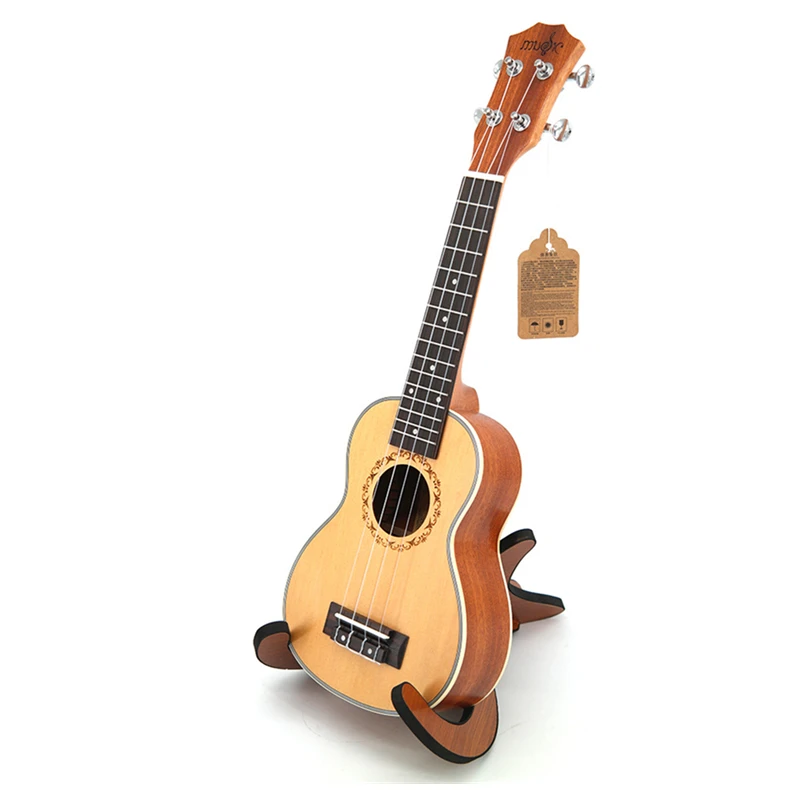 21 Inch Ukulele Rosewood Fretboard 4 Strings Hawaiian Small Guitar Electric with Pickup EQ Ingman Spruce Top panel | Спорт и