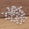 100pcs/lot 8MM Round Hemispherical Style Flat Back Clear Glass Cabochon, High Quality, Lose Money Promotion!!!(Z4-13) ► Photo 1/2