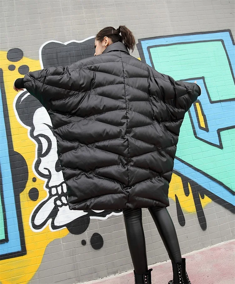 Max LuLu корейские модные женские свободные черные парки женские винтажные стеганые куртки больших размеров d зимнее повседневное длинное пальто плюс размер