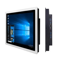 Ordinateur industriel tout en un intégré avec écran tactile capacitif, tablette PC résistante à l'eau et à la poussière 10 12 15 17 19 21 pouces 