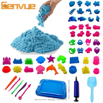 

100g Dynamic Sand Model Clay Tools DIY Slime Indoor Light Plasticine Air Magic Sand Antistress Modeling Dough Toys for Kid