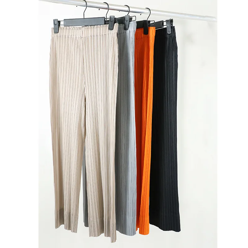 

Pleated Pants Women's Casual Fashion High Waist Slim In Spring And Summer Versatile Straight Pants Women