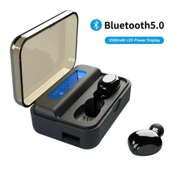 

S590 TWS Portable Wireless headset Bluetooth 5.0 Earphone 9D Stereo Earbuds 3500mah Led Digital Display Sports game head set