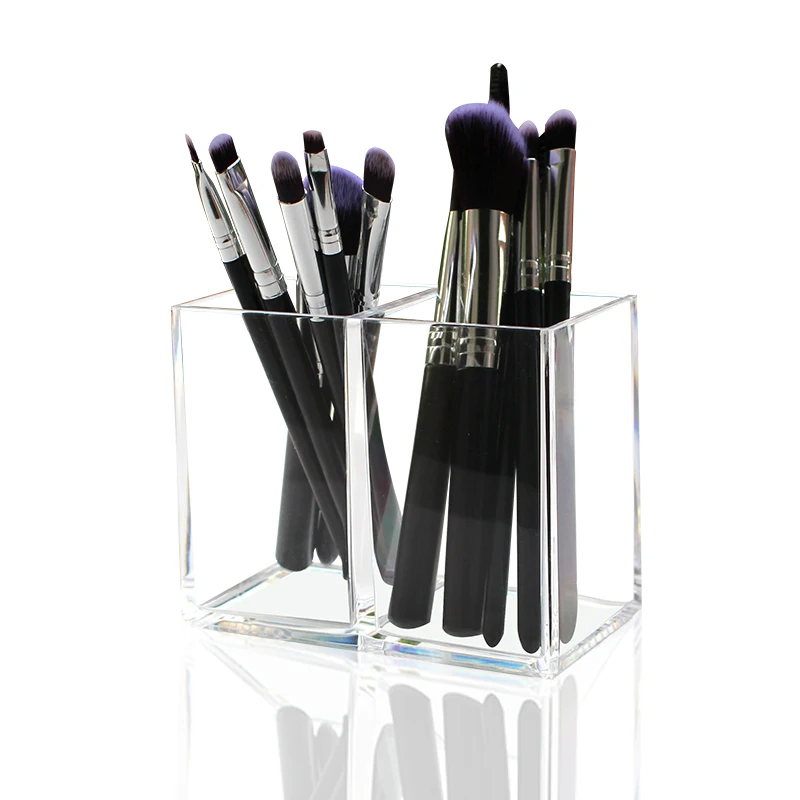 方型双孔化妆笔收纳盒主图1-3