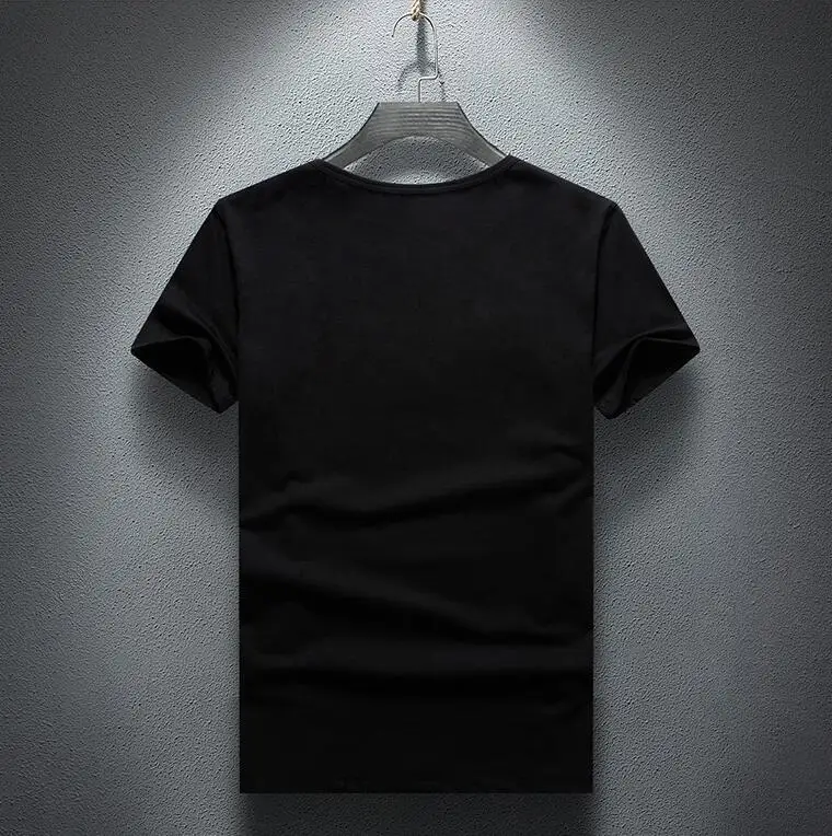 Streetwear hommes diamants graphique été hommes strass t-shirt mâle mode t-shirts décontracté dessus d'anime_voghion.com