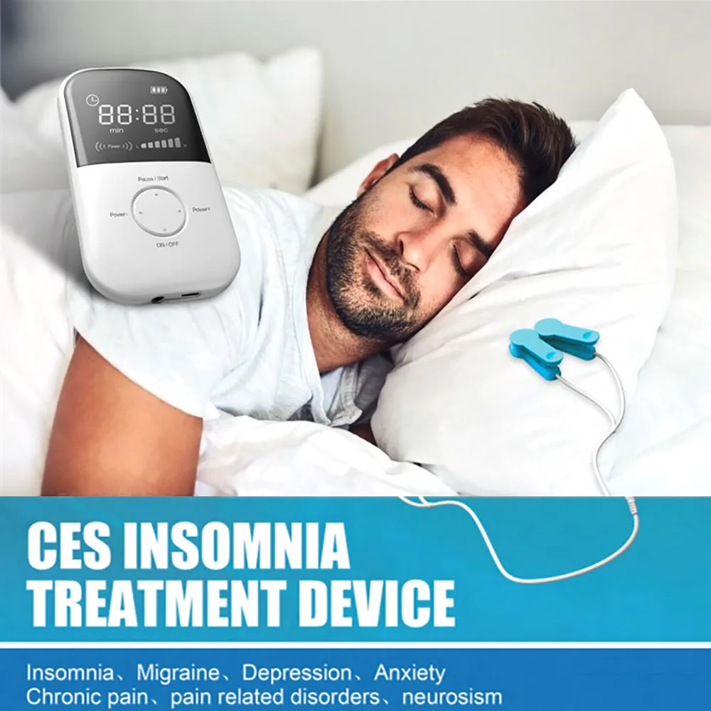 Original LASTEK Insomnia CES Therapy Device No side effect Sleeping Aid Nurse Anti Depression Anti Anxiety Treatment Instrument