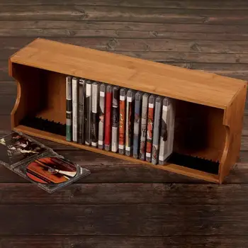 

Cd Storage Rack Ps4 Game Disc Rack Desktop Cd Rack Solid Wood Blu-ray Disc Game Cd Rack Cd Rack