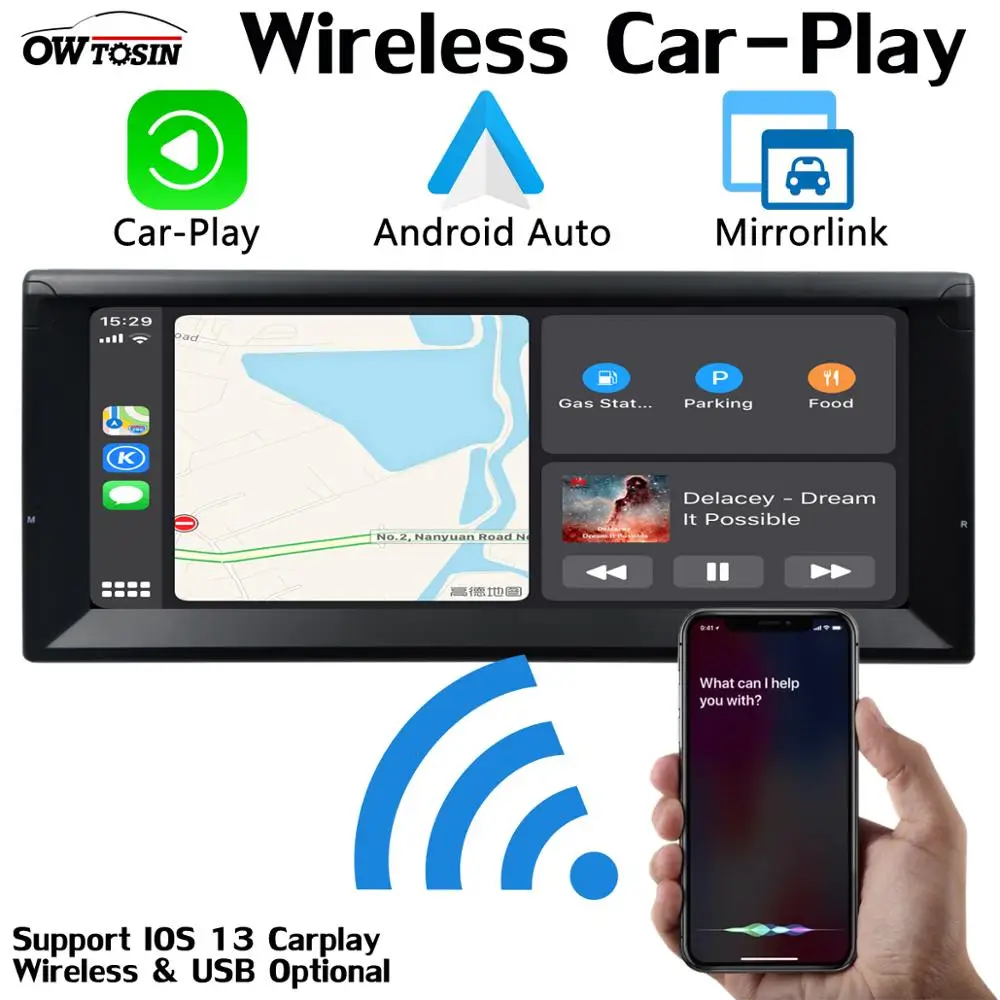 

10.25" 1 din Android 9.0 PX6 4G+64G Car Multimedia Player Android Auto CarPlay Radio for BMW E38 E39 E53 X5 Head Unit Radio GPS