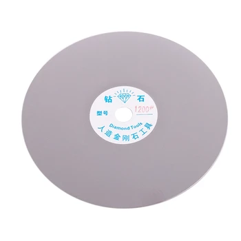 

Promotion! 1pcs 6 inch Grit 1200 Diamond Coated Flat Lap Wheel Grinding Polishing Lapidary Disc Wheel