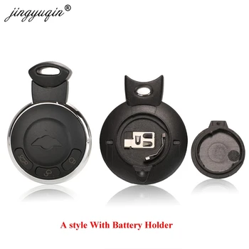 Keyforkess 10 pz/lotto 3 pulsante Uncut lama Smart Fob Shell per BMW Mini Cooper sostituzione della copertura della cassa chiave a distanza - Jingyuqin 10 pz lotto 3 pulsante Uncut lama Smart Fob Shell per BMW Mini Cooper