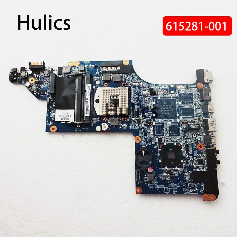 Материнская плата Hulics Original 615281-001 DDR3 DA0LX6MB6F1 DA0LX6MB6H1 материнская для HP PAVILION DV6 DV6-3000
