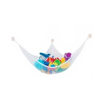 

White Practical Toys Hammock Keep Baby Playroom Tidy Storage Baby Toy Holder