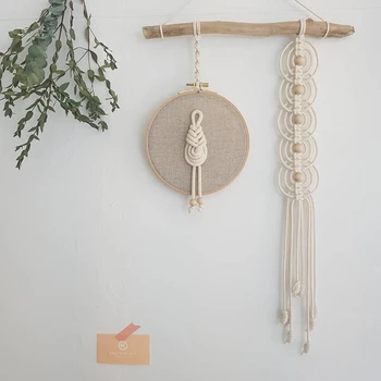 

Nordic Kids Room Hanging Decor Hand-woven Macrame Tapestry Home Party Ornaments