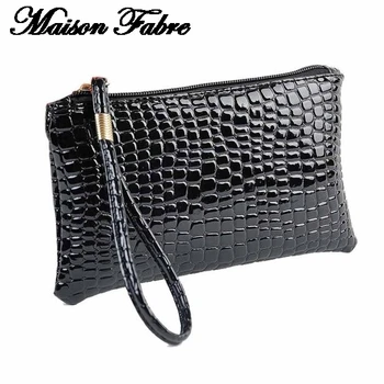

Maison Fabre Coin Purse Leather Women Crocodile Leather Clutch Handbag Bag Coin Purse Woman